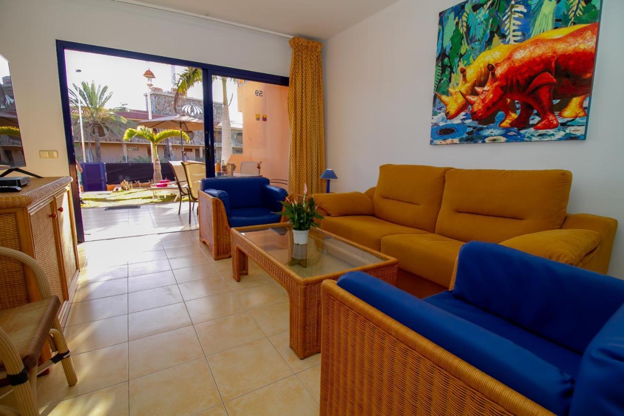 Vila Duplex Meloneras With Free Wifi And Private Garden Exteriér fotografie